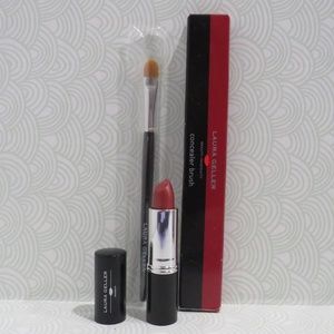 LAURA GELLER💥CONCEALER BRUSH AND LIPSTICK SWEET BERRY SPF 15 - LOT OF 2💥